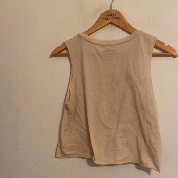 AMERICAN EAGLE MTV TAN USA THEME TANK SIZE SMALL - Picture 3 of 4